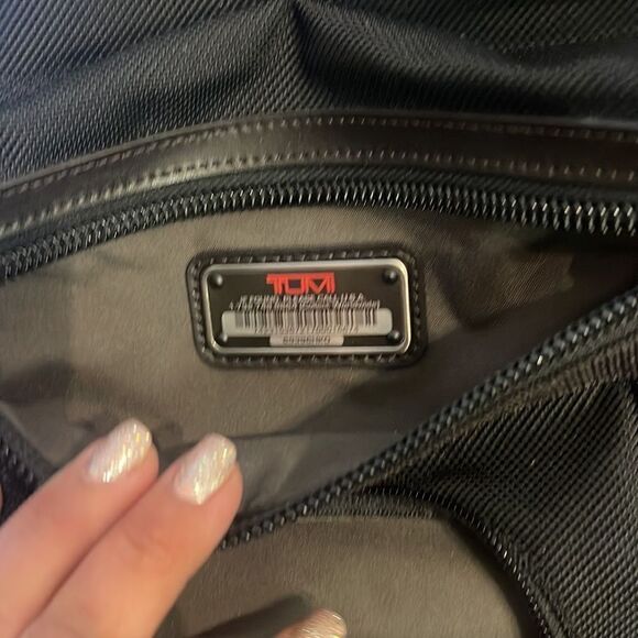 TUMI nickerson TRIPLE POCKET BOOK-BAG WITH EXPANSION black - Picture 5 of 11